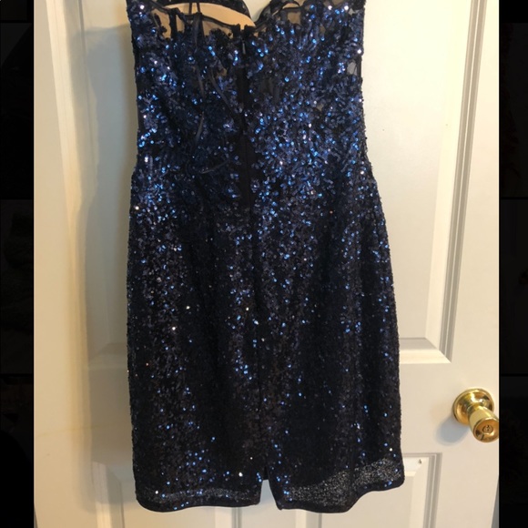 Navy Homecoming/Ball/Semi-formal Dress - Picture 3 of 6